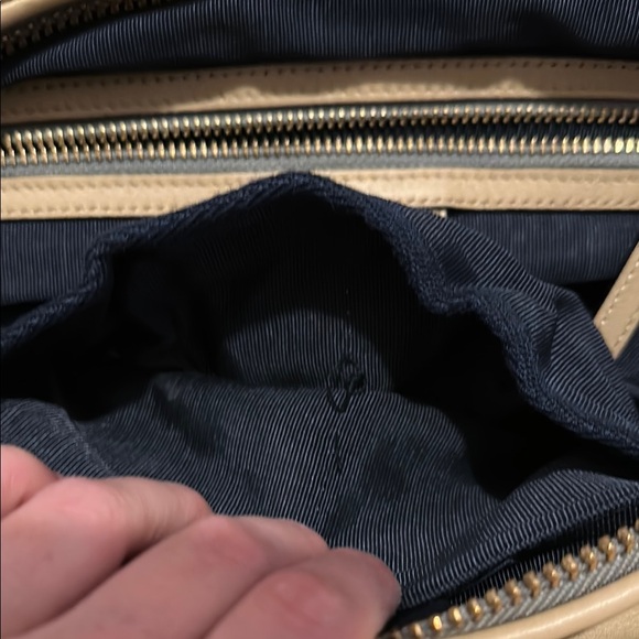 Pour La Victoire Nouveau Noir Tan Women's Satchel Bag - Picture 3 of 10